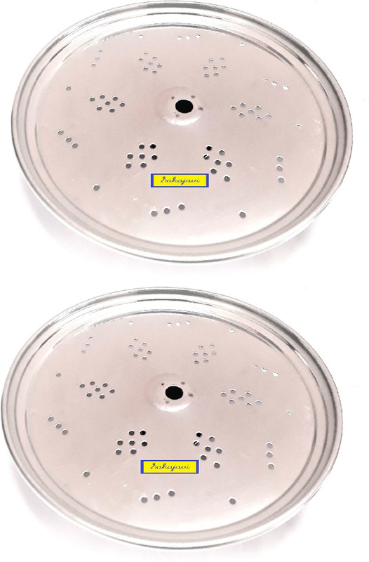 sahajavi Sahajavi Stainless Steel 2 Plates Idiyappam Puttu Stand/Plates/Thattu Standard Idli Maker(2 Plates , 2 Idlis )