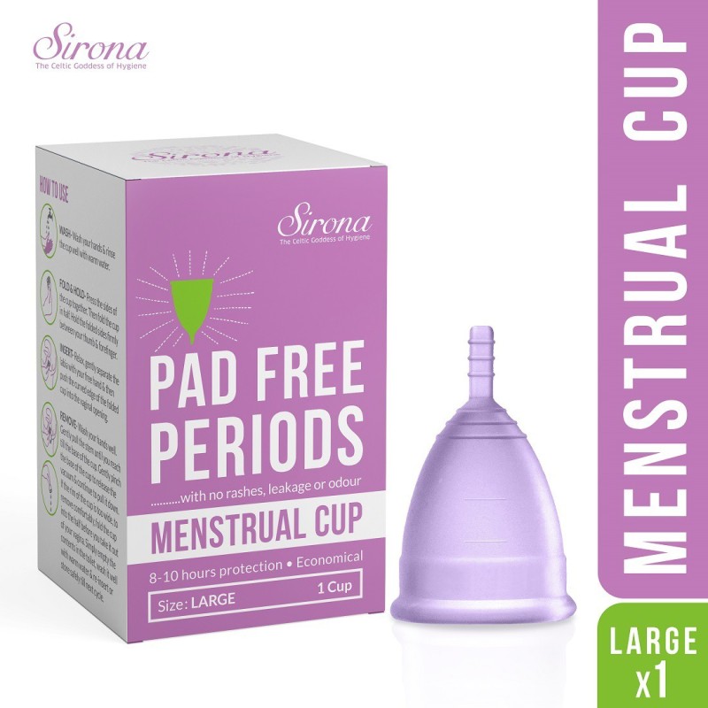 SIRONA Large Reusable Menstrual Cup(Pack of 1)