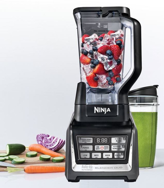 Ninja 33GEKIK4U3O5 Auto-iQ 7 Speed Blender Black (BL641) 500 Juicer Mixer Grinder(Black, 1 Jar)