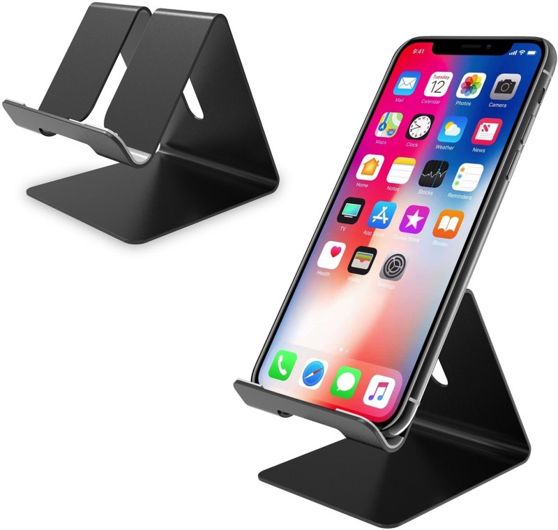 TIZUM Aluminium Portable Stand With Convenient Charging Port Design For All Smartphone Mobile Holder