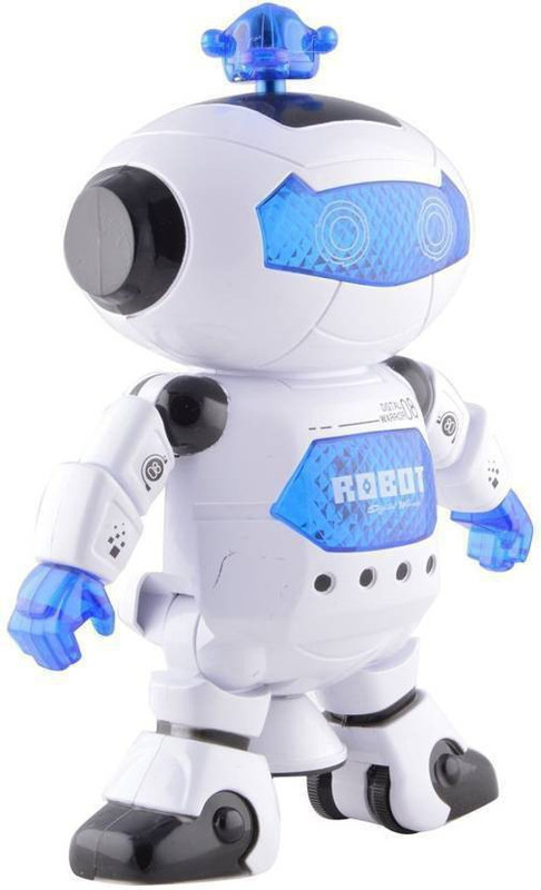 medigo Electric Smart Space Walking Dancing naughty Robot with Music(Multicolor)