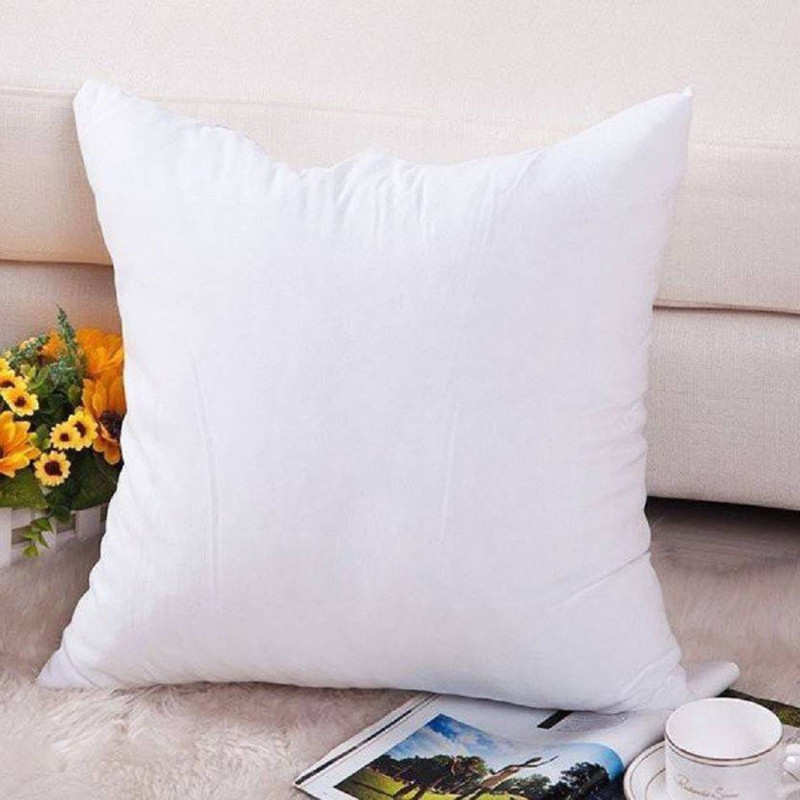 venton Microfibre Plain Chair Cushion Pack of 3(White)