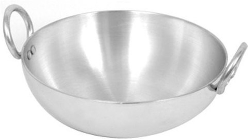 stephy Stainless Aluminium Calcutta Kadhai (2.5L) 1 Pc Set Kadhai 27 cm(Aluminium)