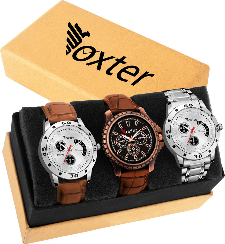 Foxter NEW STYLISH CASUAL COMBO FOR MAN Analog Watch  - For Men