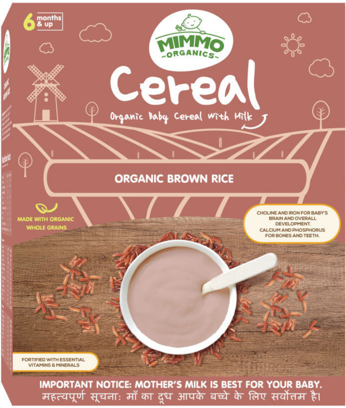 organic brown rice cereal for babies