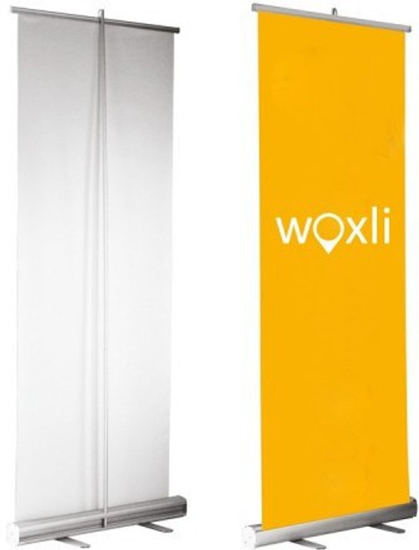 flmas Aluminium Roll-Up Standee 4 x 6 FT Pack of 1 Peace Card Display Stand Card Display Stand(48 inch Wide)