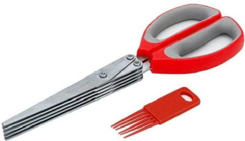 nilkanthhub 5 Blade Vegetable Scissor Vegetable & Fruit Grater & Slicer (pack of 1) Chopper(1)