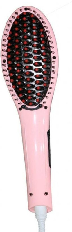 balam traders Fast Hair Straightener Brush MHC-906 1002-BT Hair Straightener Brush(Pink)
