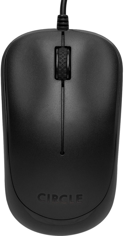 Circle 01 Wired Optical Gaming Mouse(USB 2.0, Black)