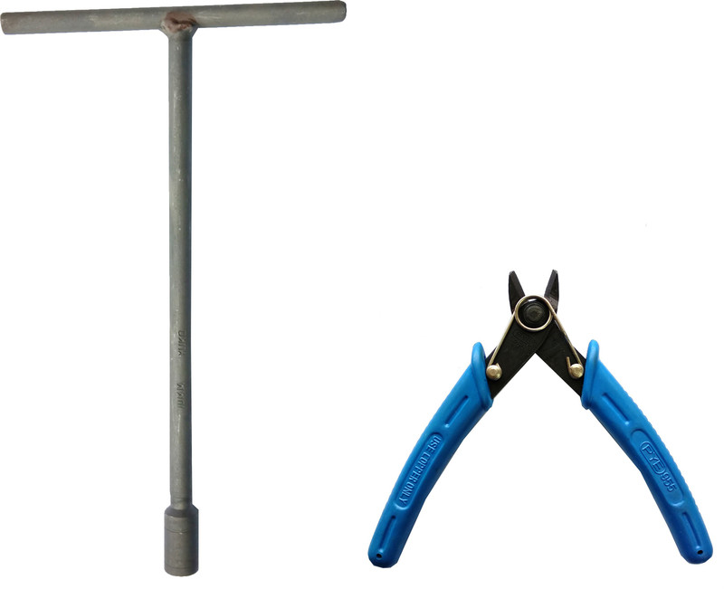 pye 955 wire cutter and 10 mm t spanner heavy duty pack of 2 Power & Hand Tool Kit(2 Tools)