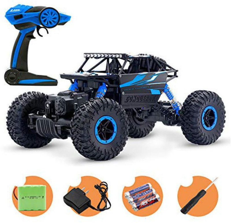 arya enterprise 1:18 Scale RC Mini Rock Crawler Car Toy (Blue)(Blue)