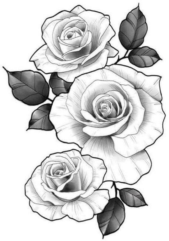 voorkoms rose tattoo(rose)