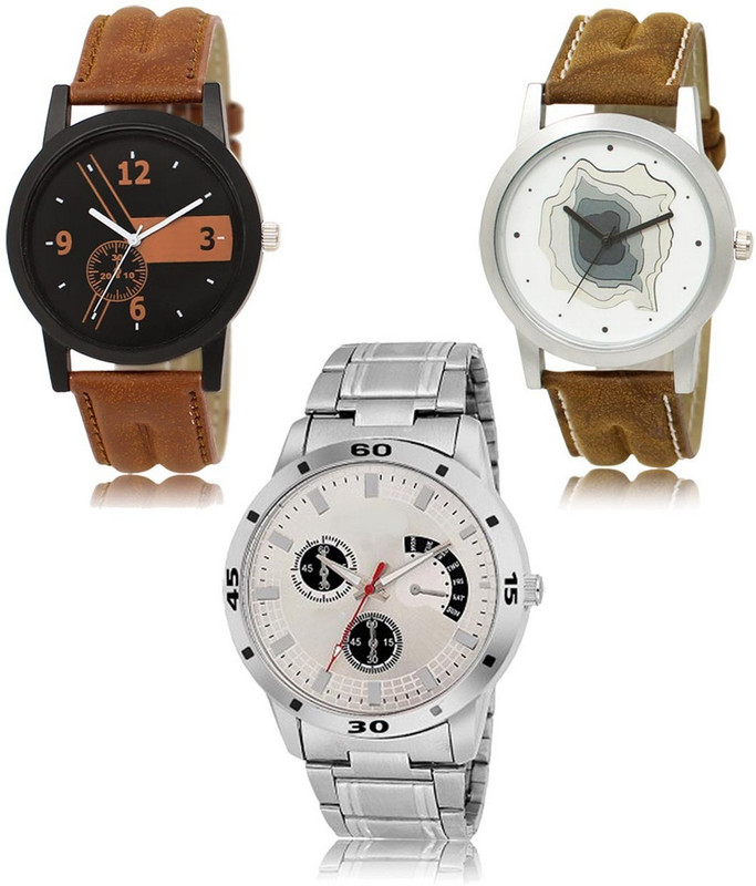 fashion pool 01_09_101 DESIGNER LEATHER & STAINLESS STEEL BELT WATCH FOR MEN_BOYS NEW ARRIVAL FAST SELLING TRACK DESIGNER LEATHER BELT WATCH FOR FESTIVAL_PARTY_PROFESSIONAL_DIWALI_VALENTINE SPECIAL WATCH Analog Watch  - For Men