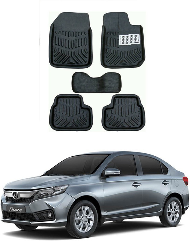 EIAC Plastic 3D Mat For  Honda Amaze(Black)