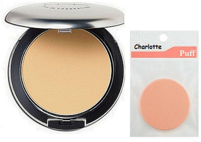 charlotte Makeup Puff&Mac Studio Prefect Powder Plus Compact(2 Items in the set)