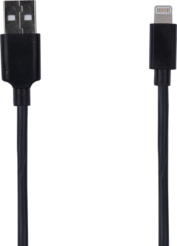 smaash the power 2.1 amp fast & data transfer usb cable Lightning Cable(Compatible with apple smart phone data & charging cable, Black, Sync and Charge Cable)