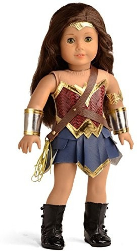 sweet dolly Doll Clothes Wonder Girl Princess Diana Costume for 18 Inch(Multicolor)