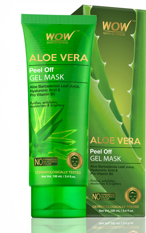 Wow Skin Science Aloe Vera Peel Off Gel Mask 100 | Desertcart Suriname