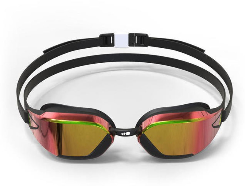 nabaji SWIMMING GOGGLES BFAST MIRROR LENS - BLACK Swimming Goggles(Black)