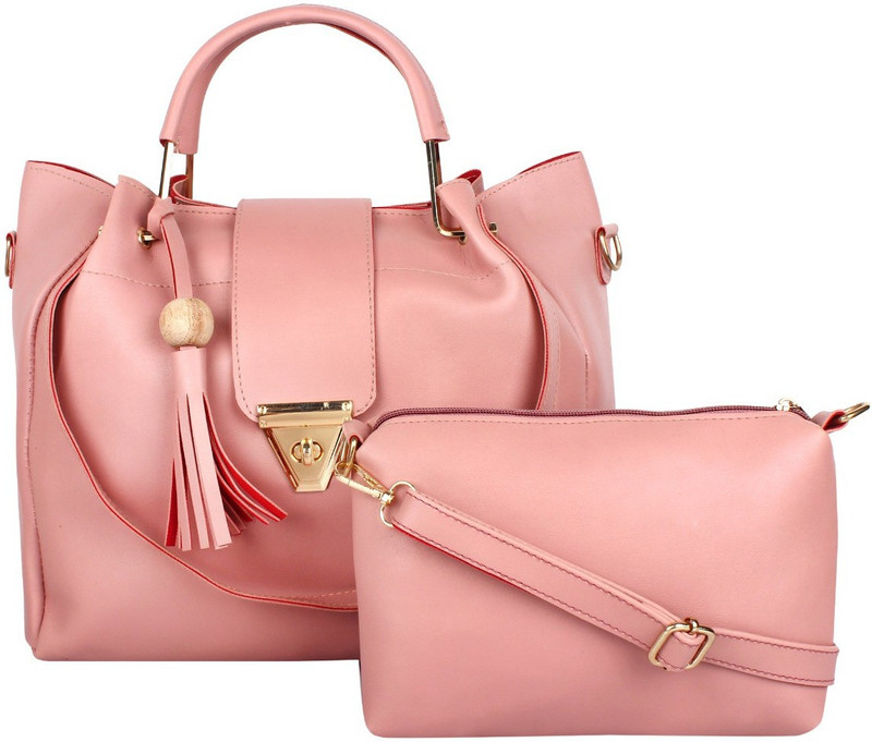 SAHAL Girls Pink Hand-held Bag