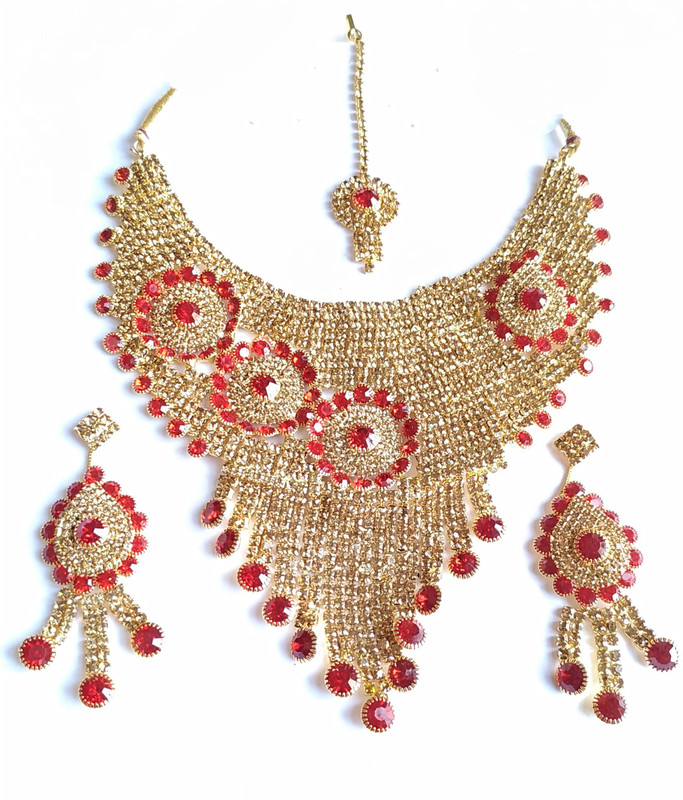 shri shyam kripa Brass, Alloy, Metal Jewel Set(Gold, Rose Gold)