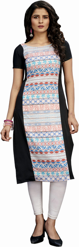 wear2fashion Casual Printed Women Kurti(Multicolor)
