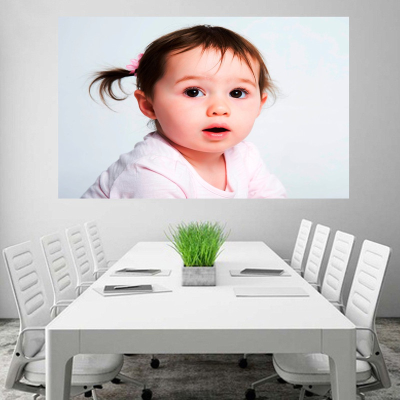 Adorable Baby Beautiful Wallpaper Poster No Framed Large Painting On Canvas Wall Art Picture for Home Decoration Wall Decor Poster 3D Poster(24 inch X 48 inch)
