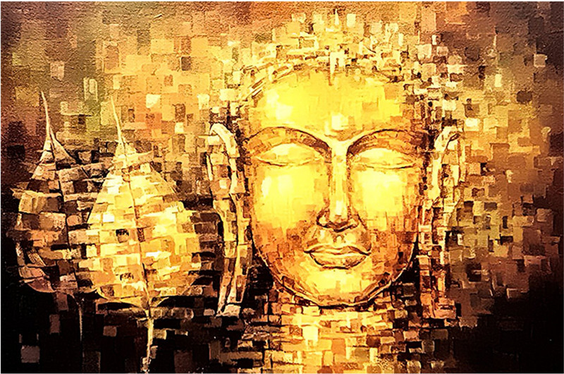 decor production Medium Religious Wall Painting Wall Sticker for Home, Office etc (Self Adhesive Vinyl,18 inch x 23 inch,)  Sticker(Pack of 1)