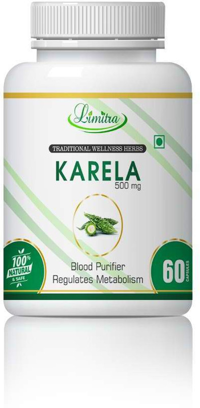 limitra Karela,Blood Purifier Regulates Metabolism 100%% Natural(60 Tablets)