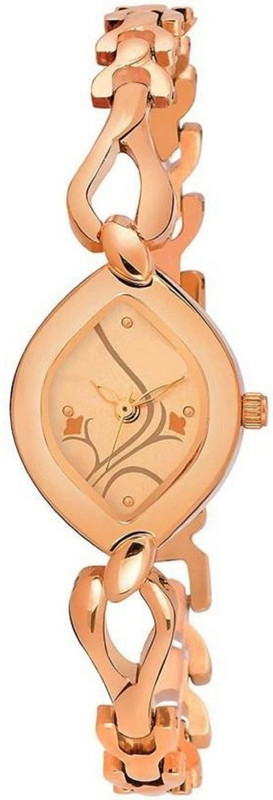 us chopda New Artist Best Designer Party-Wedding Style Rose Gold Dial Chain Bangle Watch NW-1097 watch Analog Watch  - For Women