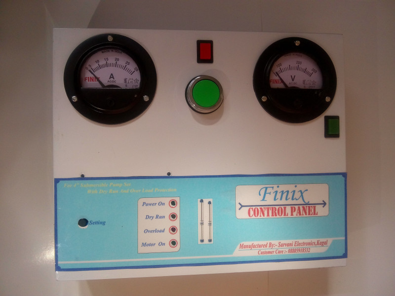 finix single phase panel Submersible Water Pump(1 hp)