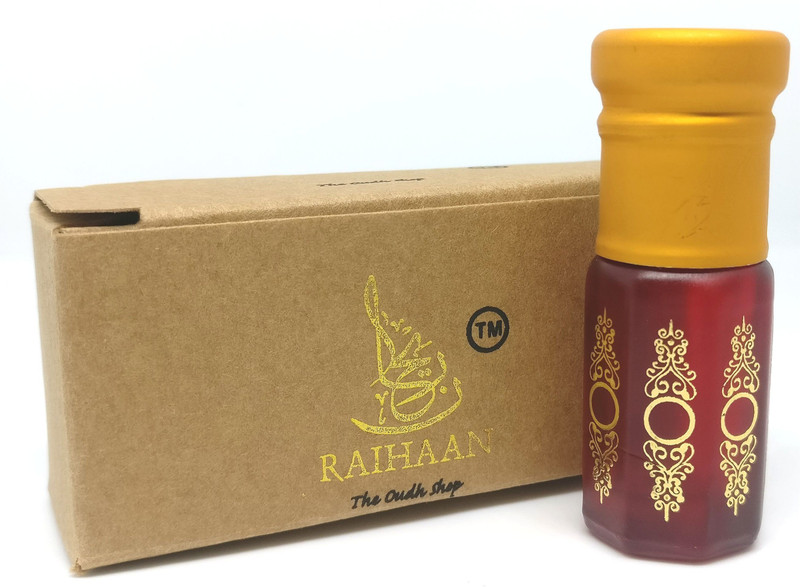 Raihaan Pure Attar Rose Musk Fragrance Roll On For Men & Women (3 ml) Floral Attar(Rose)