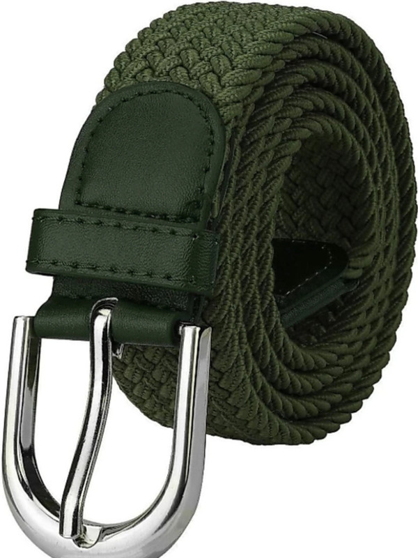 beltly Women Casual Green Fabric Belt