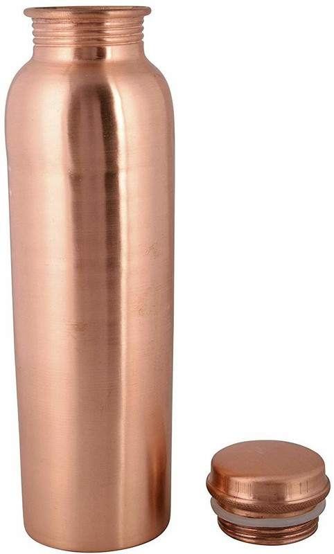 tfm TFMCopper copper water bottle made of pure copper 1000 ml Bottle(Pack of 1, Copper)