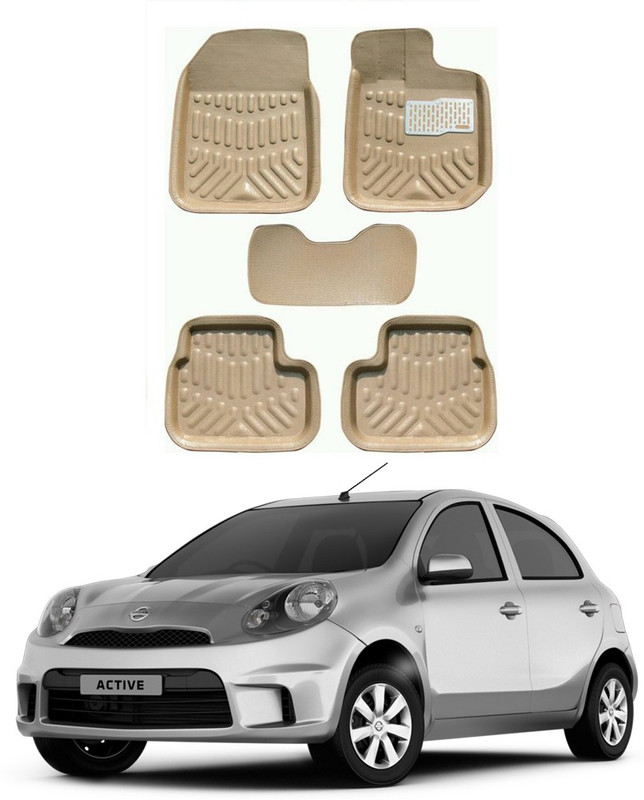 EIAC Plastic 3D Mat For Nissan Micra Active(Beige)