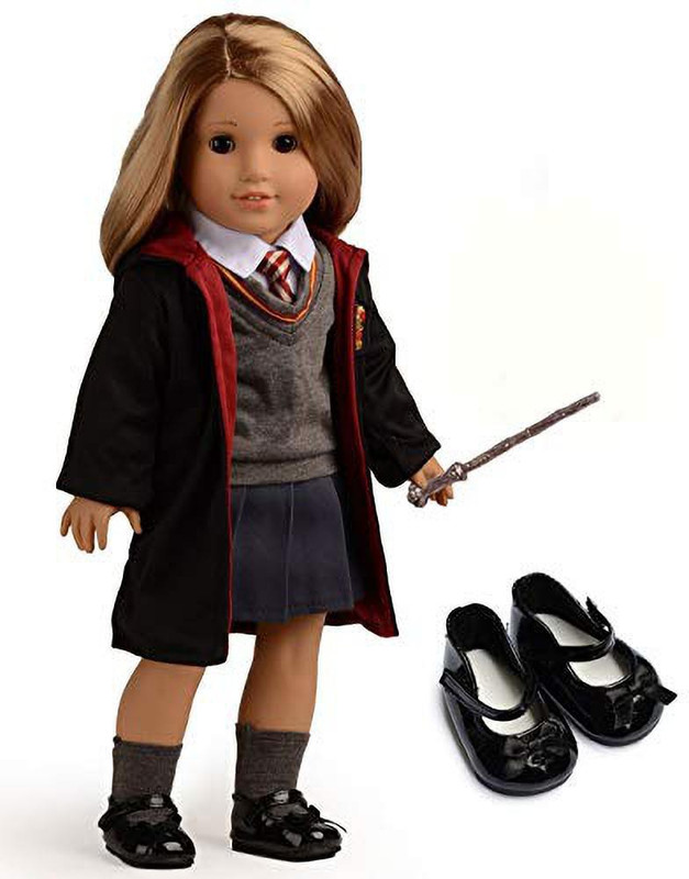 sweet dolly School Uniform Doll Clothes for 18 inch American Girl Doll(Multicolor)