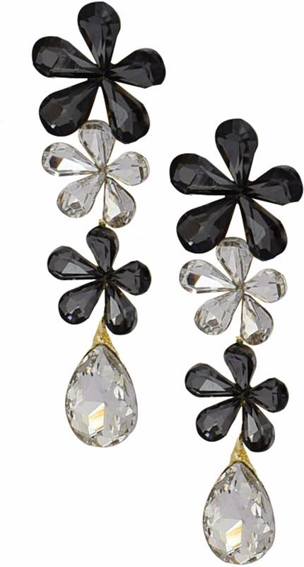 steorra jewels Fancy glass Earings for Women and Girls Cubic Zirconia Glass Drops & Danglers