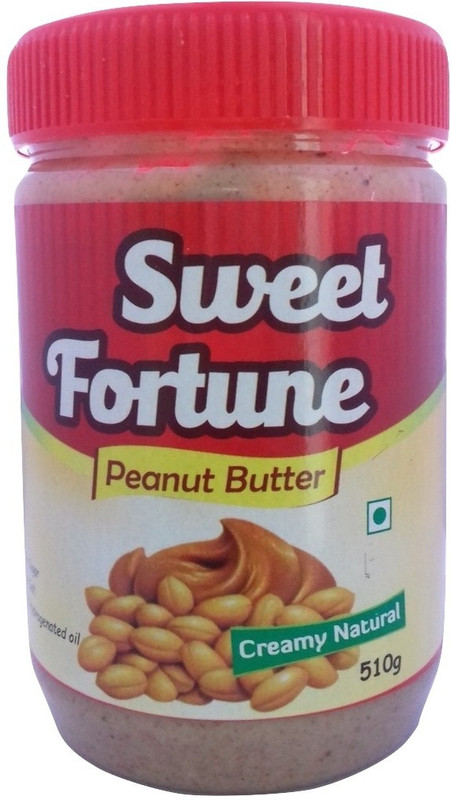 sweet fortune CREAMY NATURAL PEANUT BUTTER 510 g