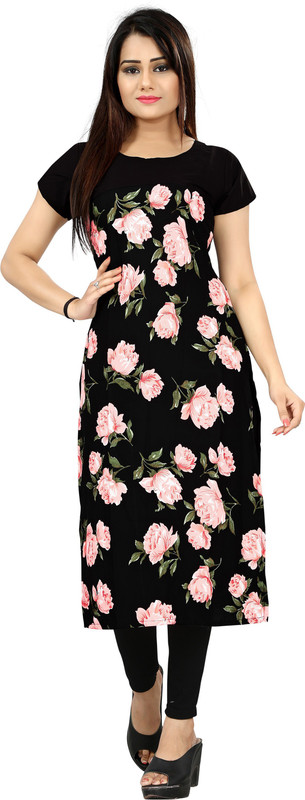 wear2fashion Casual Printed Women Kurti(Multicolor)