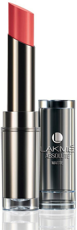 Lakme Absolute Matte Lipstick, Peach Pout, 3.7 g(Peach Pout, 3.7 g)