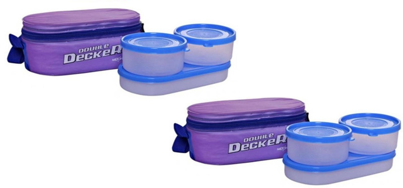 double decker box 21 6 Containers Lunch Box(750 ml)
