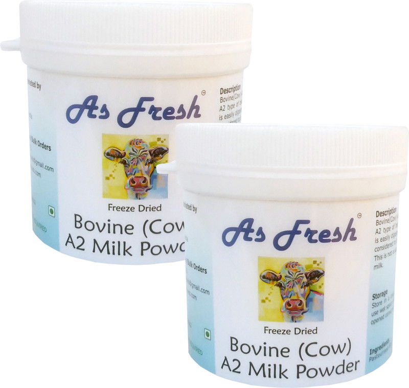 As Fresh Freeze Dried A2 Milk Powder(200 g, Pack of 2)