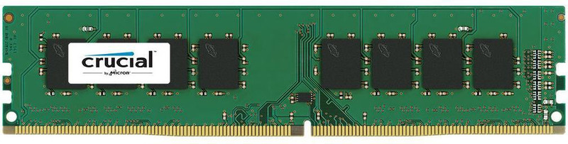 CRUCIAL 8GB DDR4-2400 PC4-19200 CL-17 UDIMM RAM DDR4 8 GB (Dual Channel) PC SDRAM (13.4 x 0.1 x 3.1 cm Item model number CT8G4DFS824A)(Green)