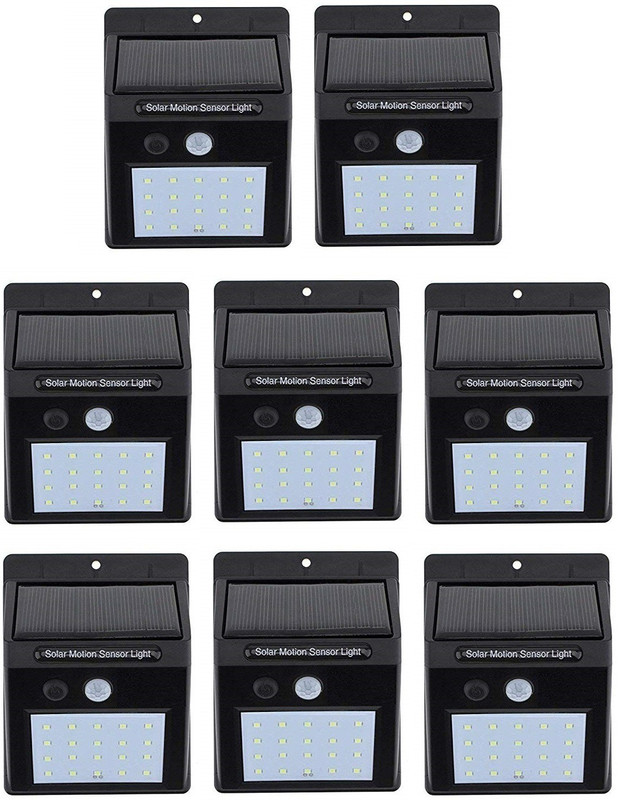 manki fashion GS Tech Zone Ever Brite Solar Power 20 LED Light Outdoor Motion Solar Light Set(Wall Mounted)