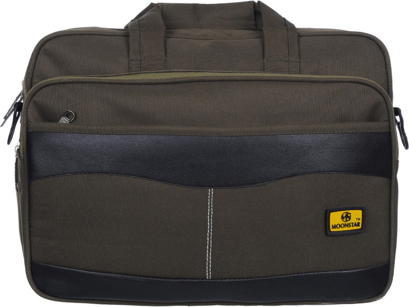 MS MOONSTAR Laptop bag,File messenger,office bag Medium Briefcase - For Men & Women(Brown)