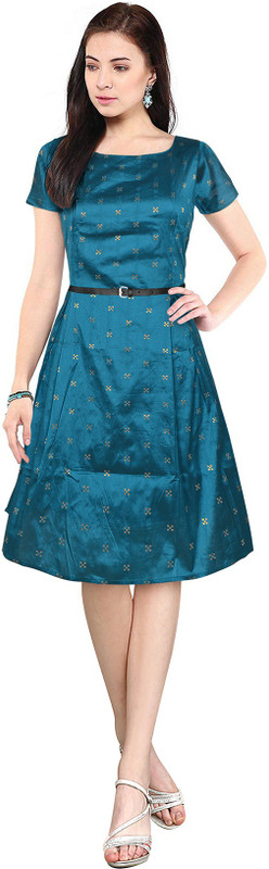 stylerevolver Women Blouson Green Dress