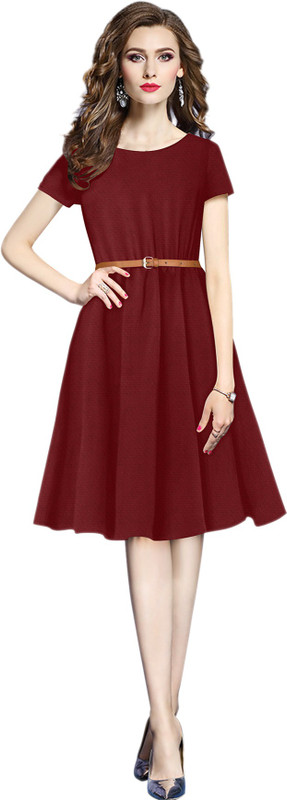 stylerevolver Women A-line Blue Dress