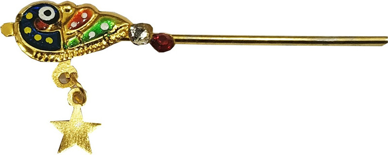 salvusappsolutions Metal Gold Designer Flute Stainless Steel Flute(5 cm)