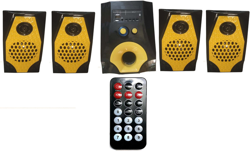 ds plus 4.1 MULTIMEDIA SPEAKER WITH DIGITAL USB/FM Home Audio Speaker (4.1 Channel) Soundbar(Black, 4.1 Channel)