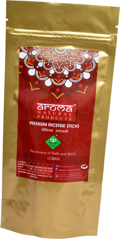 aroma natural products INCENSE STICKS AGARBATTI LOBAN 100 GM LOBAN Agarbattis(100 Units)